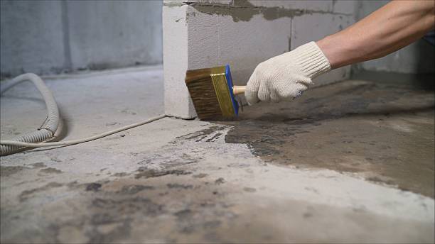 Crawl space vapor barrier installation in Newport, IN